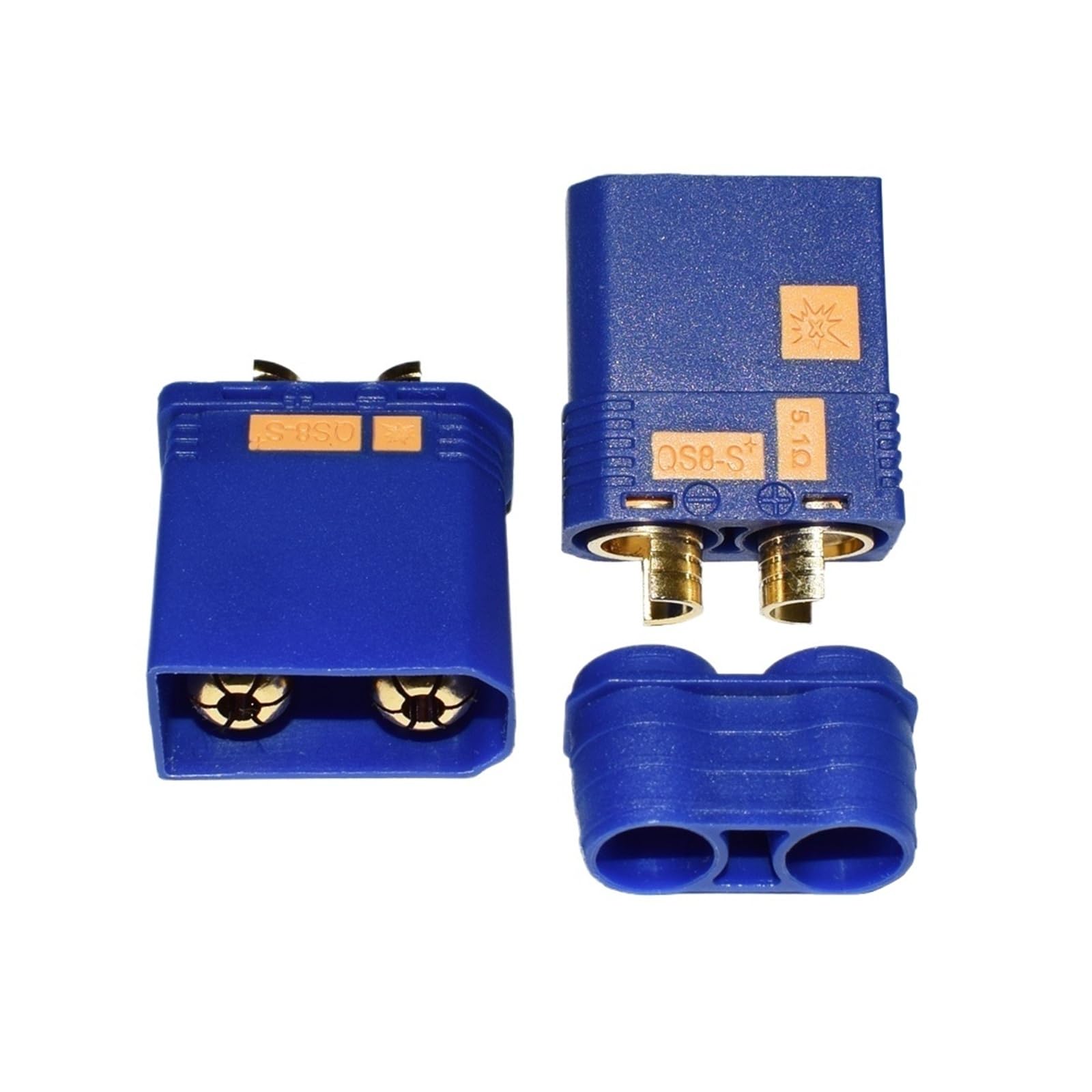QS8-Stecker und -Buchse, aktuelle Qs8-Spark-Stecker-Anwendung mit ferngesteuerter Spielzeug-Drohne(5Pais QS8)