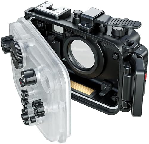 Miniatura 4 de SeaFrogs Tough TG7 196.9 ft195 pies Cámara submarina profesional Buceo Caso impermeable para Om System tg7 Olympus Tough TG-7 tg7 - Negro