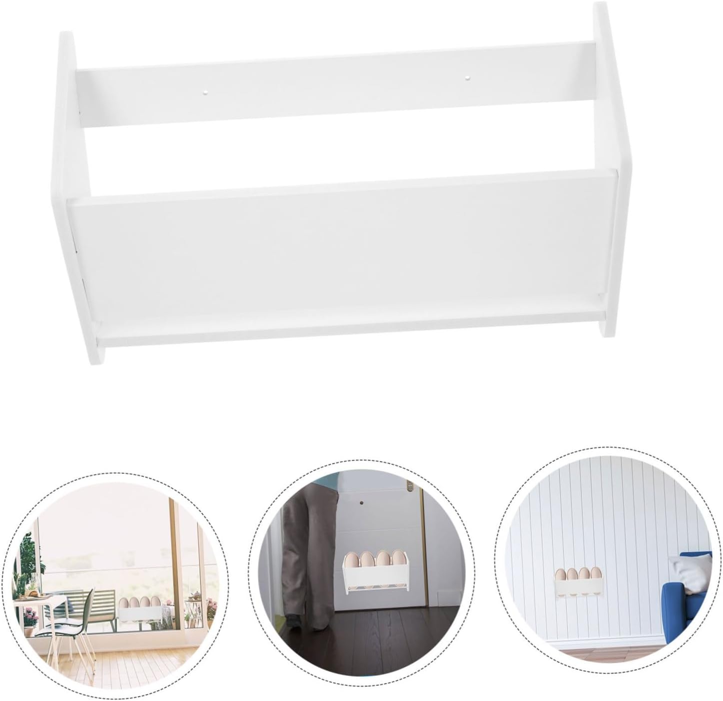 PRETYZOOM 2pcs Wall Mounted Shoe Rack Slim Space-Saving Shoe Holder for Entryway and Hallway Punch-Free Design Easy Installation for Narrow Spaces