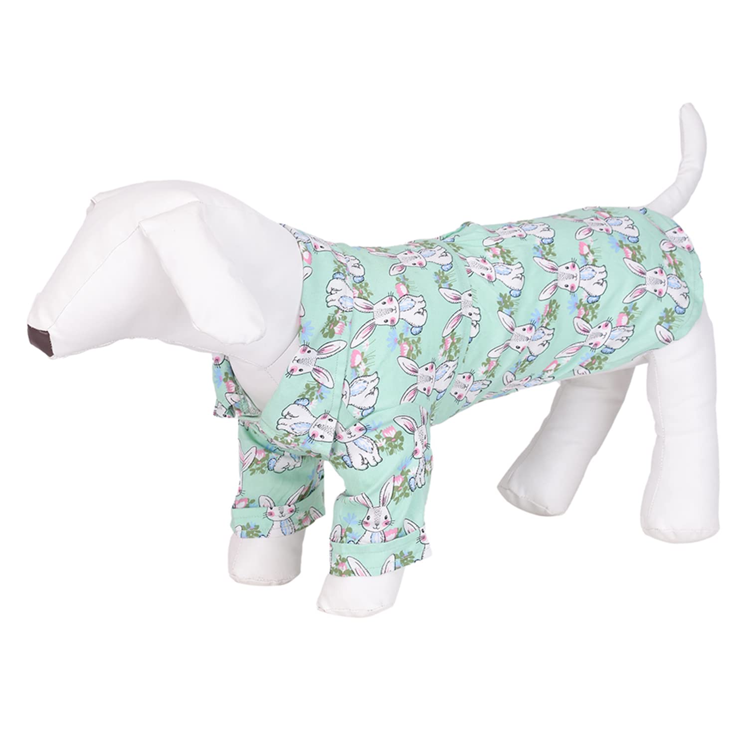Lulala Dog Shirt Pet Daily Clothes Puppy Sweatshirt Dog Summer Shirts Breathable T-Shirt Polo Bunny Print Bunnie Short Sleeve Summer Beach Cool Pet Apparel for Pet Dog Puppy Cat(L,Pista) (B0B6PVFSBC) Amazon Price History, Amazon Price Tracker