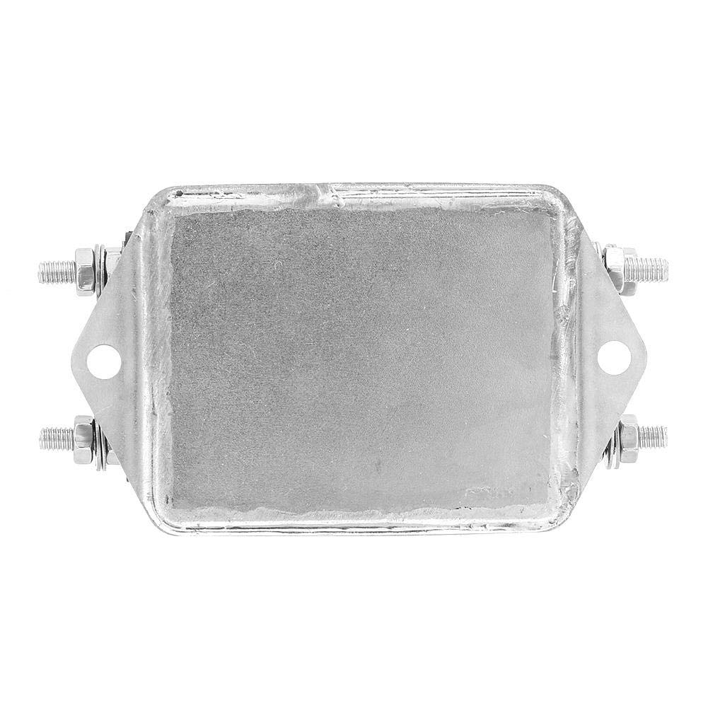 Filtre d'Alimentation EMI, Filtre EMI monophasé 115 V/250V 50/60Hz, EMI Filter Interférentiel Électromagnétique, pour Équipement Mécanique pour supprimer Interférences électromagnétiques