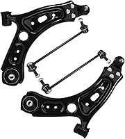 Vista 226 de Detroit Axle - Kit de brazos de control delanteros de 4 piezas para Ford Mustang Base GT 05-10 2005 2006 2007 2008 2009 2010, 2 brazos de control