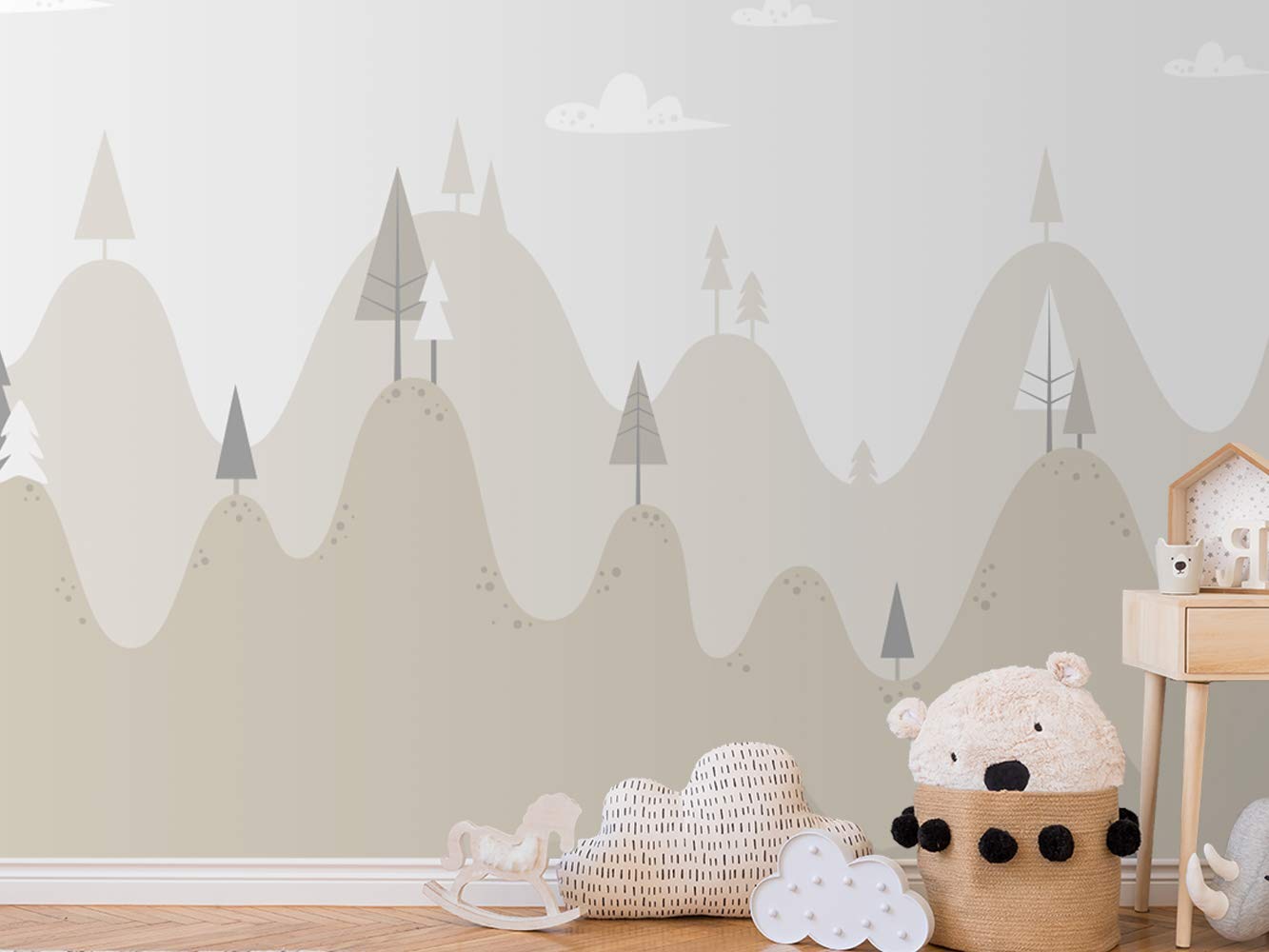 Oedim Fotomural Infantil Vinilo para Pared Paisaje Bosque | Mural | Fotomural Infantil Vinilo Decorativo |350 x 250 cm | Decoración comedores, Salones, Habitaciones