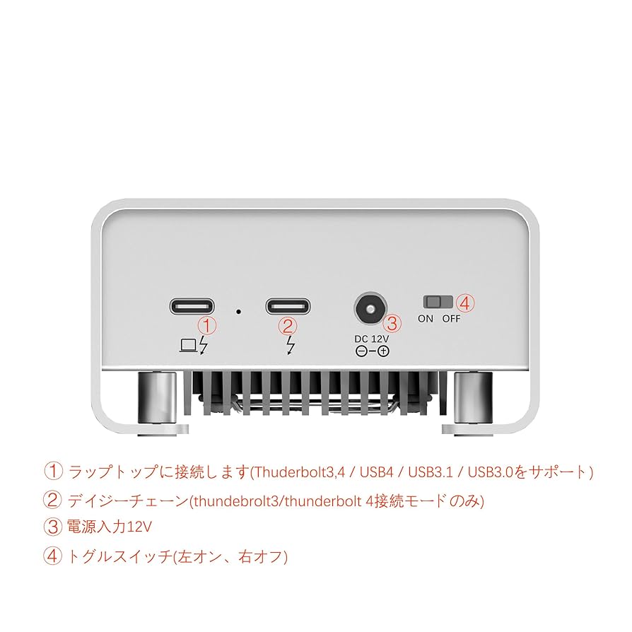 NVMe SSDエンクロージャー アルミニウム合金外部Thunderbolt Amazon.co.jp: Qwiizlab ファンレス 40Gbps USB4 Thunderbolt 外
