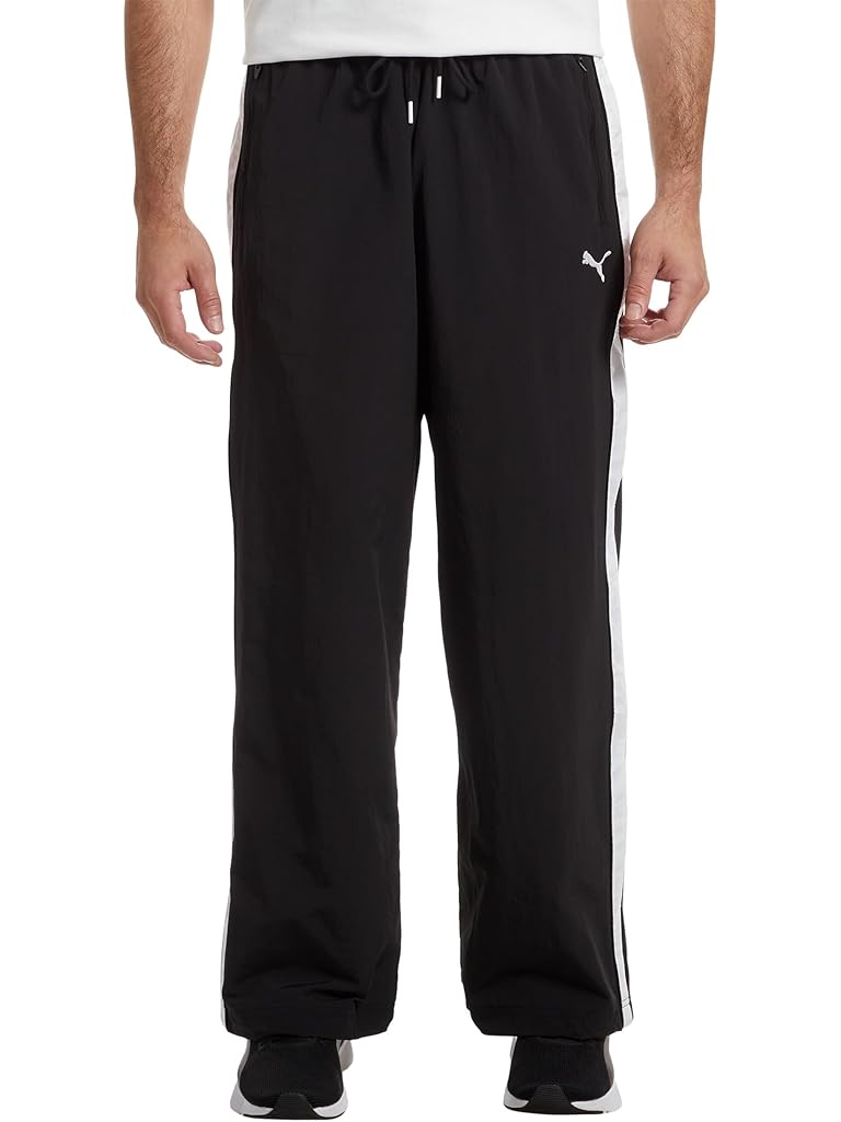 Black PUMA T7 Oversized Track Pants