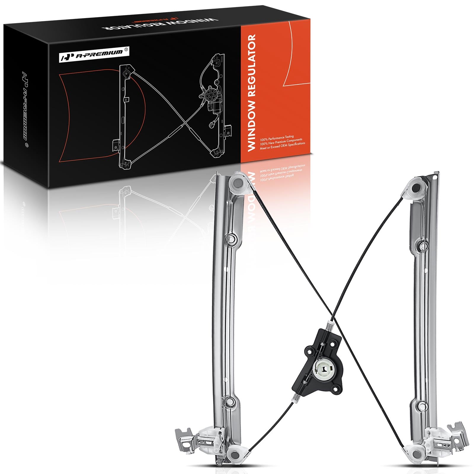 A-Premium Power Window Regulator Without Motor Compatible with Nissan Maxima 2004-2008 Sedan Front Left Driver Side