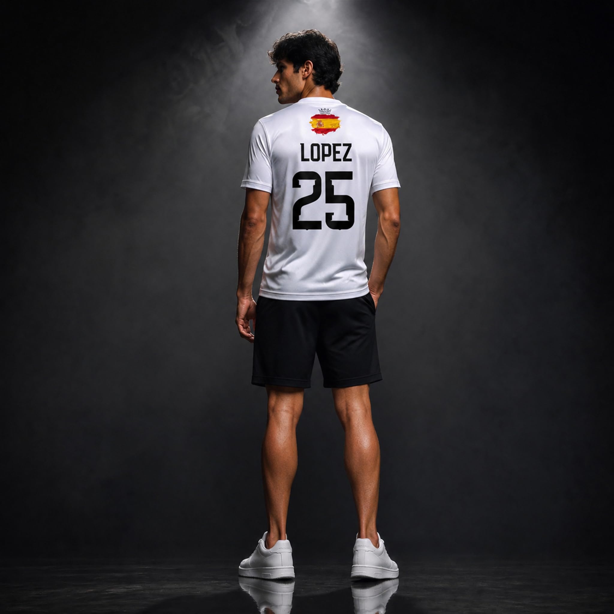 Genérico Mundial De 2026 Camiseta Futbol Personalizada, Camisetas De Futbol con Nombre y Número Personalizables para Adultos Niños,País Camisetas Años De Glorias y Expectación Ante 2026