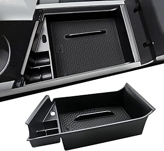 LFOTPP 2023 H*yundai Elantra Limited Hybrid Car Center Console Organizer for 2021 2022 2023 H*yundai Elantra SEL CN7 Tray Accessories Box Holder Secondary Storage Box [Auto Electric E Park Only]