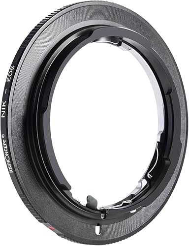 Miniatura 6 de K&F Concept Lens Mount Adapter Compatible for Nikon Nikkor F/AF AI AI-S Lens to Canon EOS EF EF-S Mount Cameras