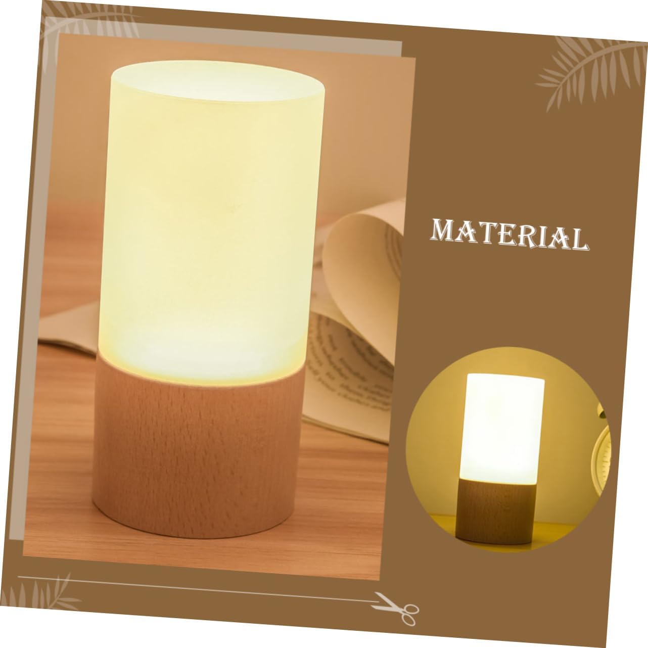 USB Led Night Light Simple Solid Wood Desk Lamp Warm Light Decorative RGB Accent for Bedroom Living Room Office Handcrafted Beech Wood Table Lamp