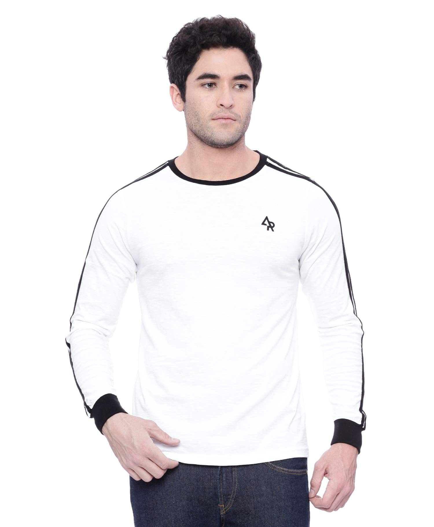 Men's Cotton Full Sleeve Stylish Regular Fit T-Shirt-image-23