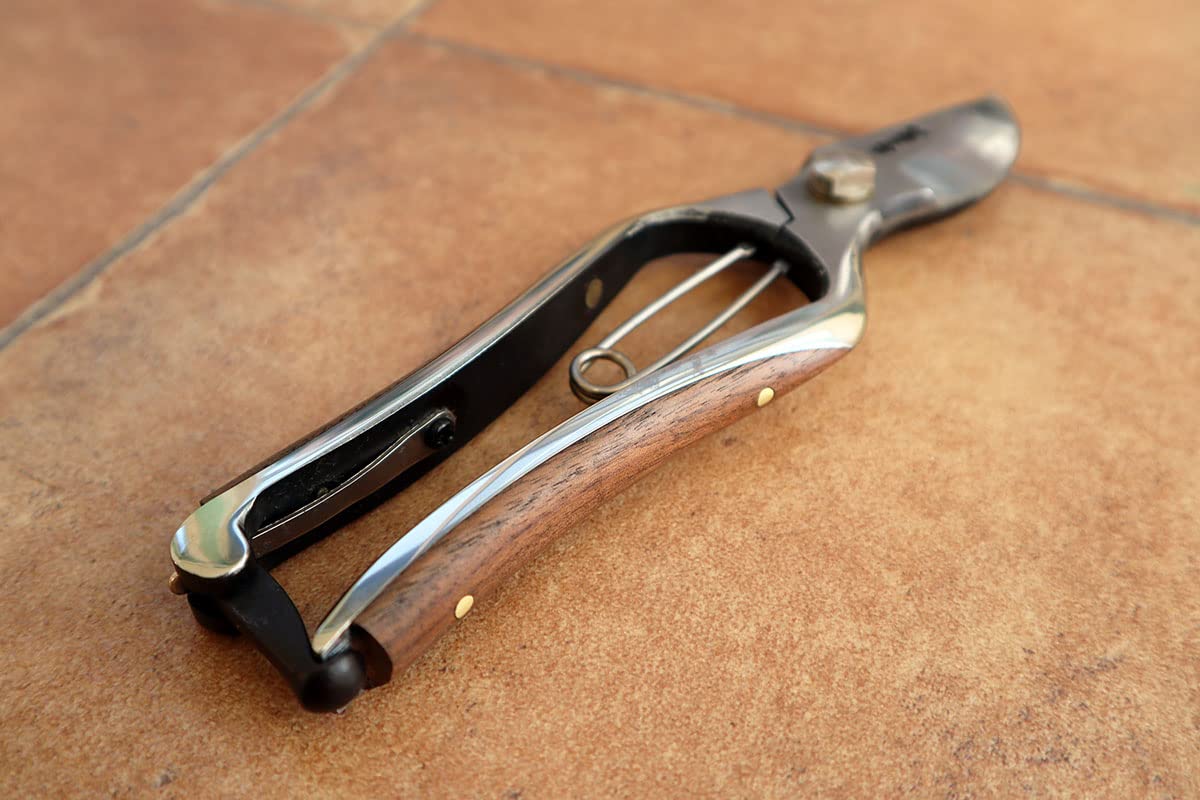 Amazon | 宗家四代目秀久作剪定鋏 胡桃（ウォールナット）200mm 剪定ば