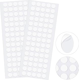 Sponsored Ad - Aneco 150 Pieces Transparent Putty Traceless Removable Sticky Putty Double-Sided Adhesive Round Putty Multi...