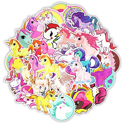 Unicorn Stickers, 30 Pcs Waterproof Vinyl Stickers for Laptop Car Bike Luggage Helmet Water Bottle Unicorn Stickers, 30 Pcs Waterproof Vinyl Stickers for Laptop Car Bike Luggage Helmet Water Bottle