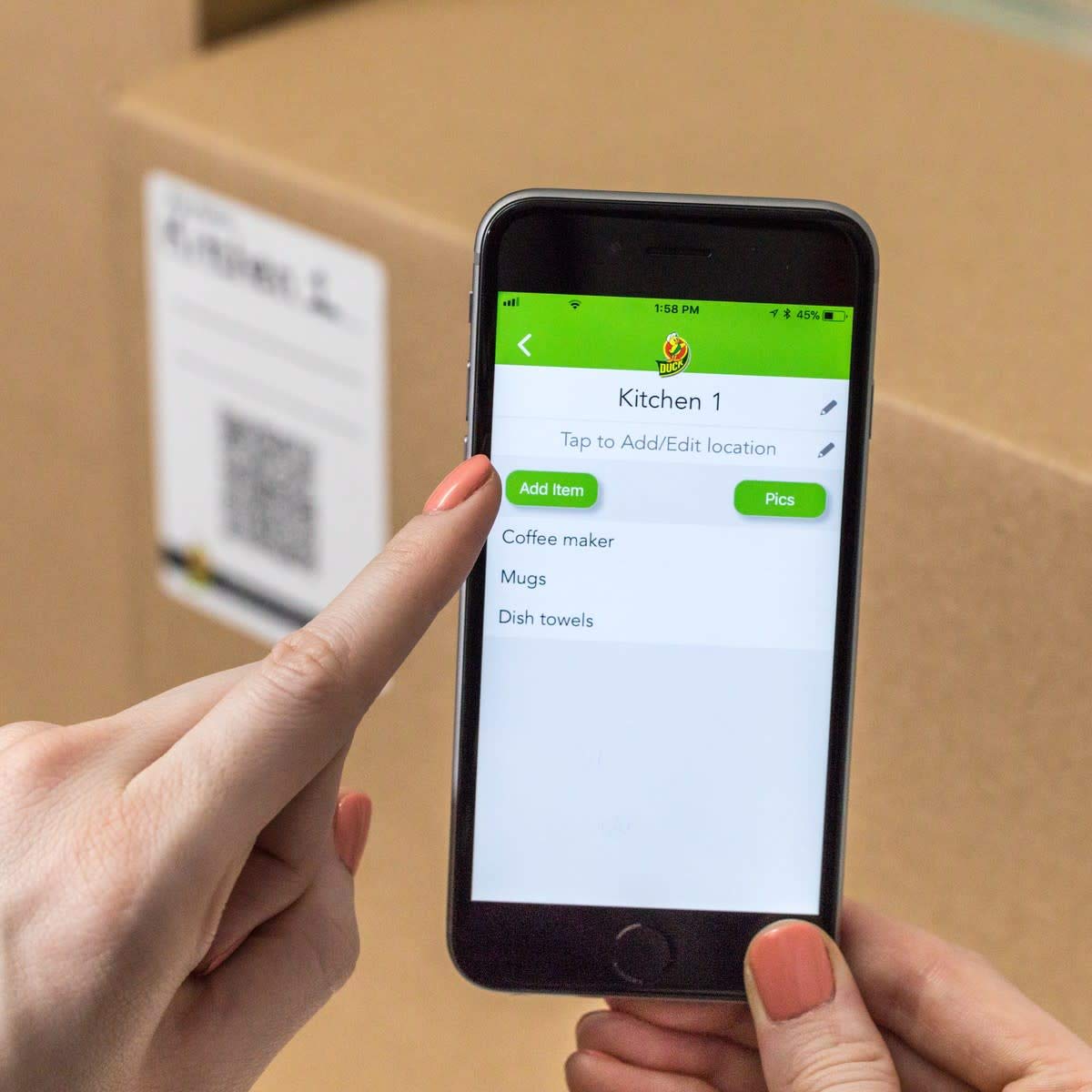 Duck Pack & Track Scannable Storage Labels, White, 40 Count Buy Online