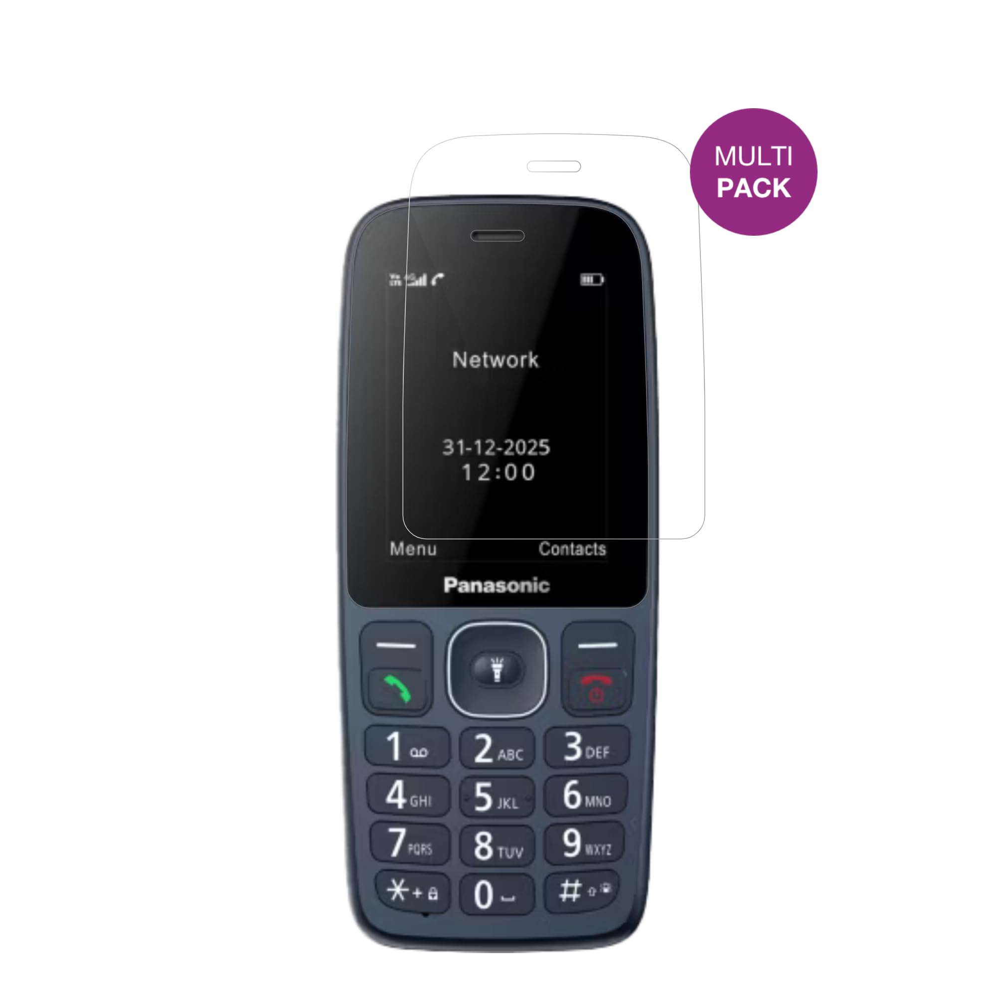 dipos I 4x Pellicola Protettiva compatibile con Panasonic KX-TF400 Pellicola di Protezione cristallo