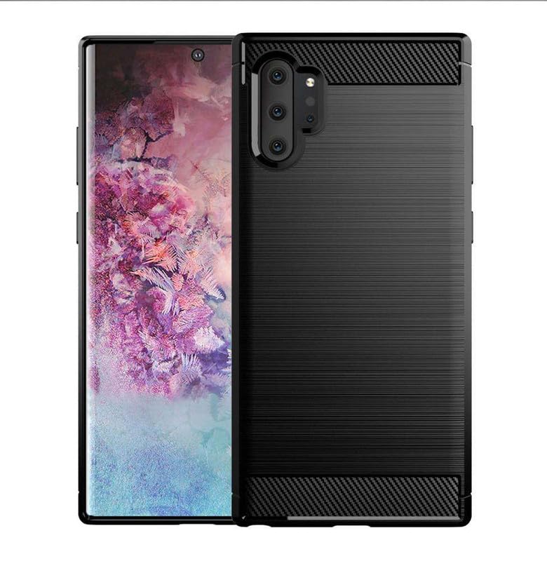 Image of Hybrid Carbon Fiber Back Case for Samsung Galaxy Note 10 Plus (Black)