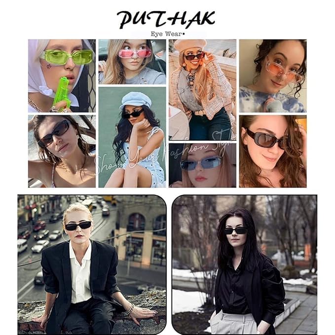 Image of Unisex Stylish Round Sunglasses | TAC Polarized Lens | 100% UV Protection | Men & Women Driving Bikes, Outdoor Sports, Hiking & Travel Eyewear (black sunglass)