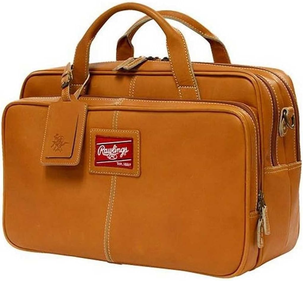Rawlings | Men's Leather Messenger Briefcase Collection | Genuine Leather | Multiple Styles & Colors