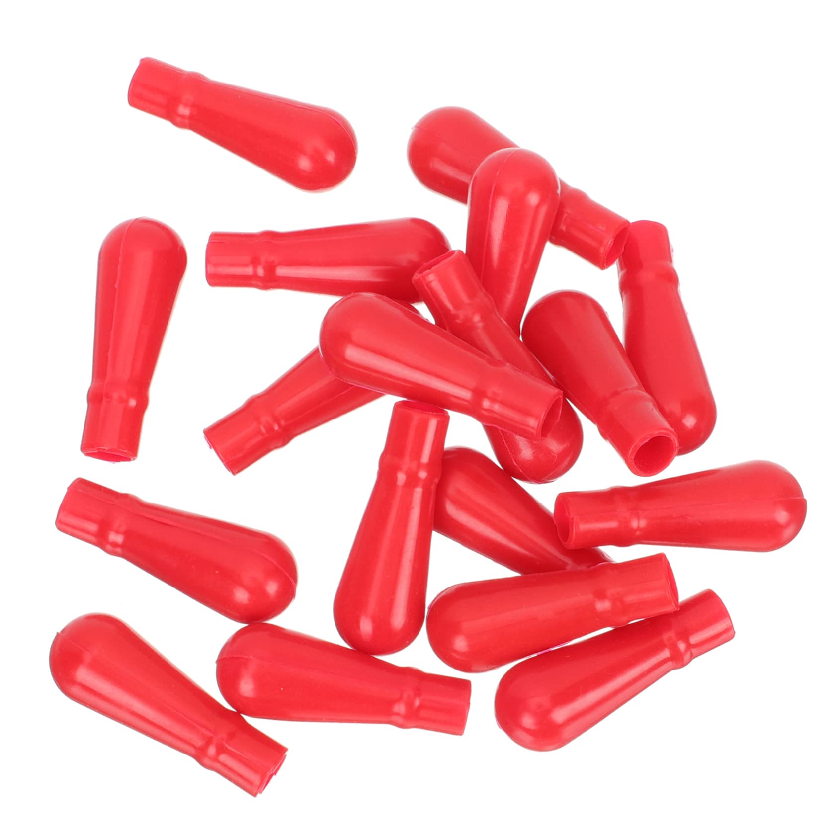 Veemoon 50 Pack Reusable Pipette Caps Rubber Bulb for Liquid Transfer Dropper Caps for Lab Personal Use