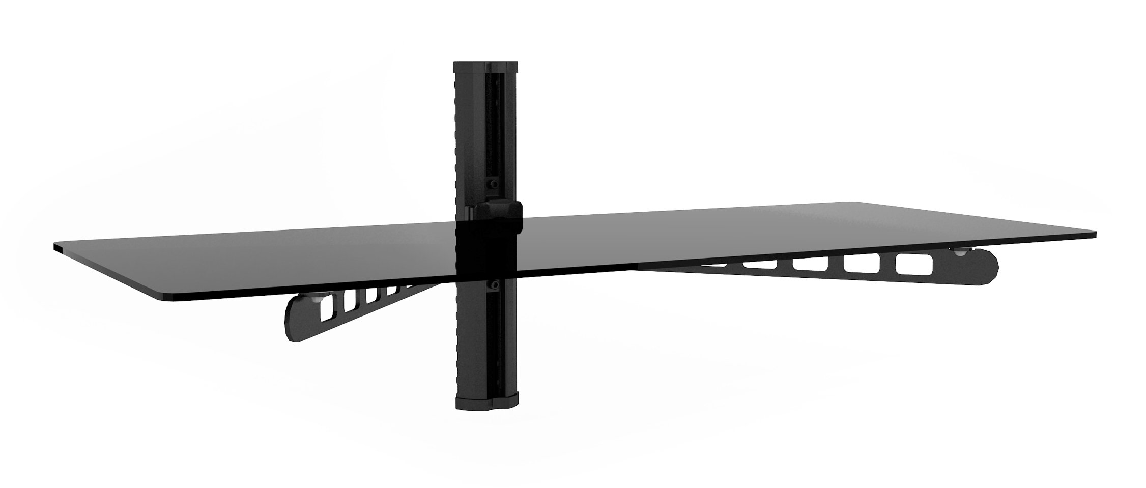 Sonax 35-Inch Wide Midnight Black Component Wall Shelf