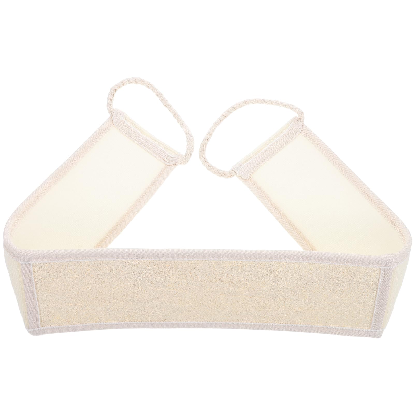 NOLITOY Natural Loofah Back Scrubber Exfoliating Bath Towel for Deep Cleaning Soft Comfortable Body Scrubber Versatile Long Strip for Shower Dead Skin Removal Relaxing