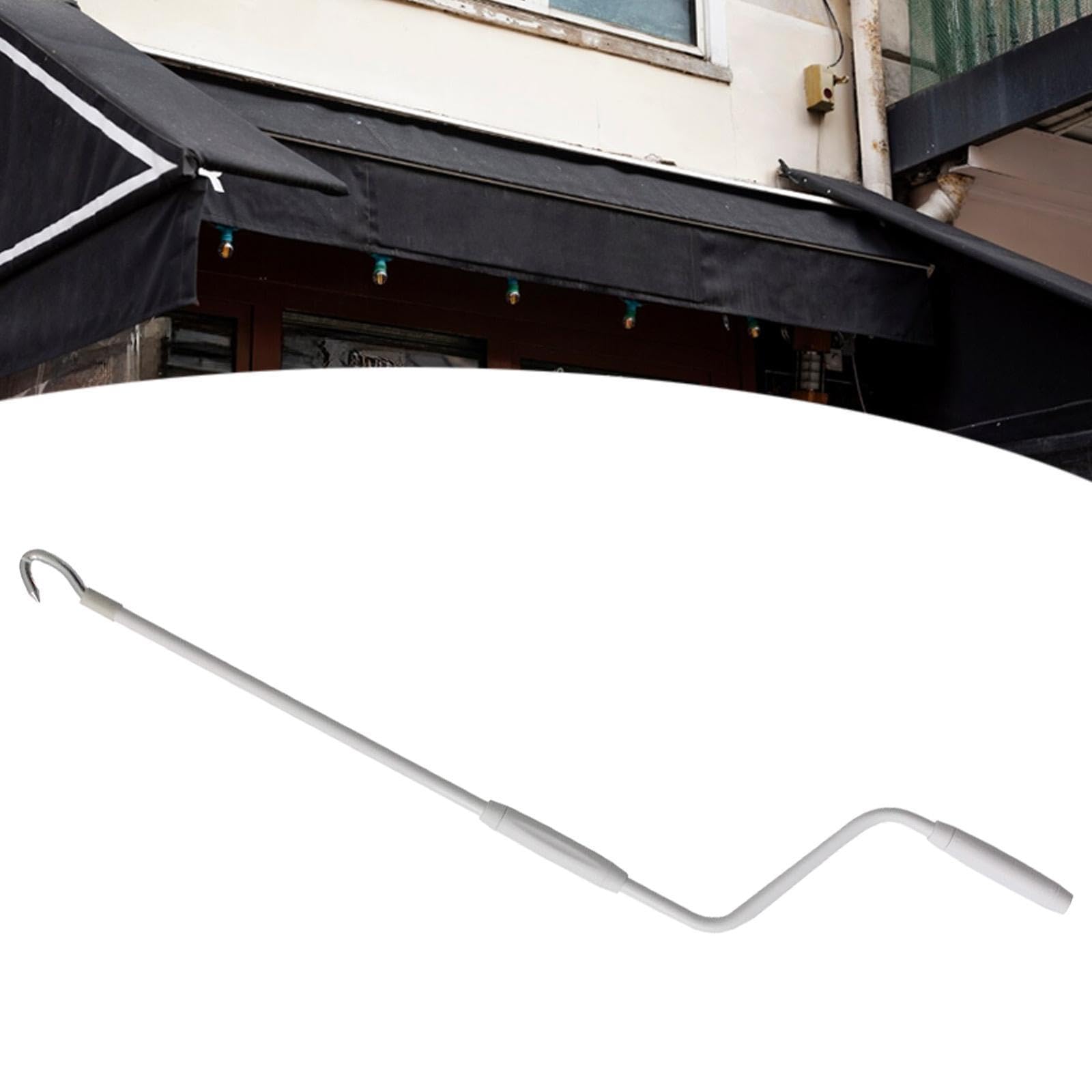 MagiDeal Manivelle Acier Robuste pour Auvent de Camping-Car et Store Banne, Manivelle Manuelle Universelle, Pratique avec Crochet, 100cm