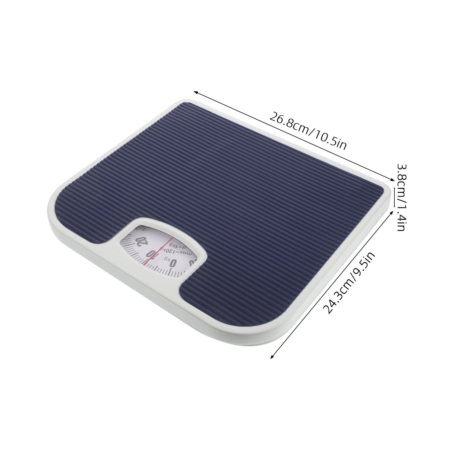 Ipetboom Mechanical Weight Scale Accurate Analog Bathroom Scale for Home Use Durable Design for Health Monitoring No Batteries Required Instant Weight Measurement Tool
