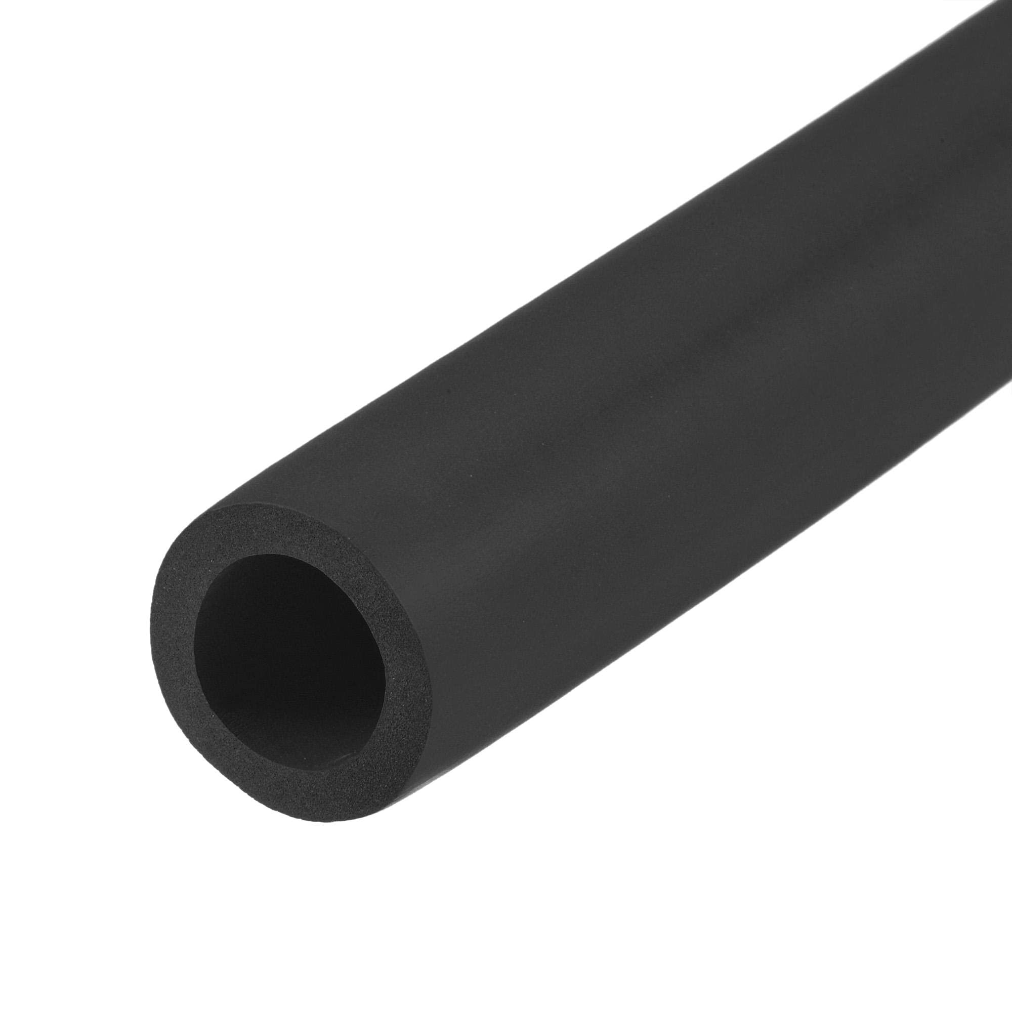 uxcell Foam Tubing for Handle Grip Support, Pipe Insulation, 22mm ID 32mm OD 1m Length Black