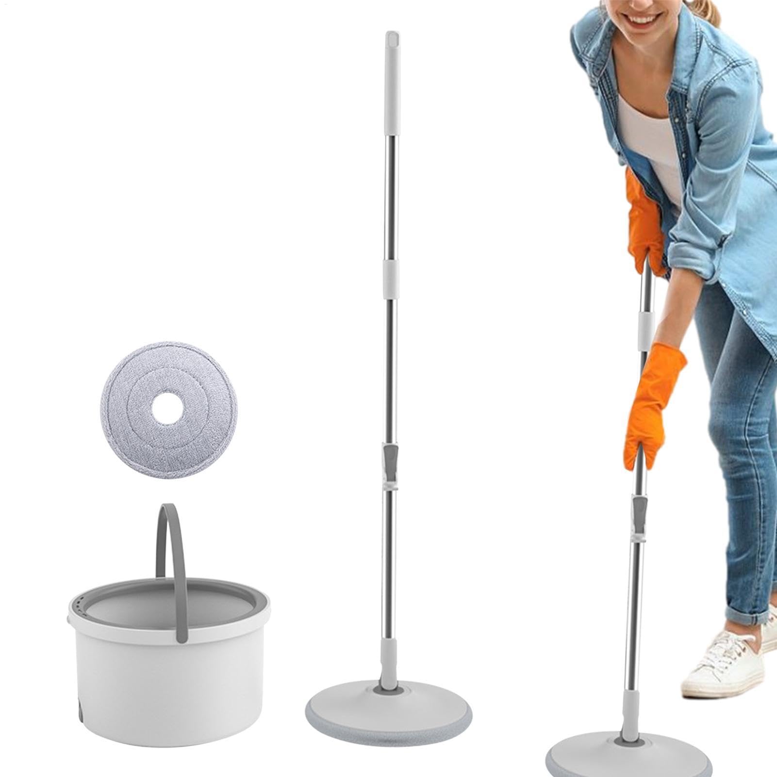 Juego de fregona y Cubo, Mopa de Piso de Cubo - MOPS Largo DE Limpiador DE