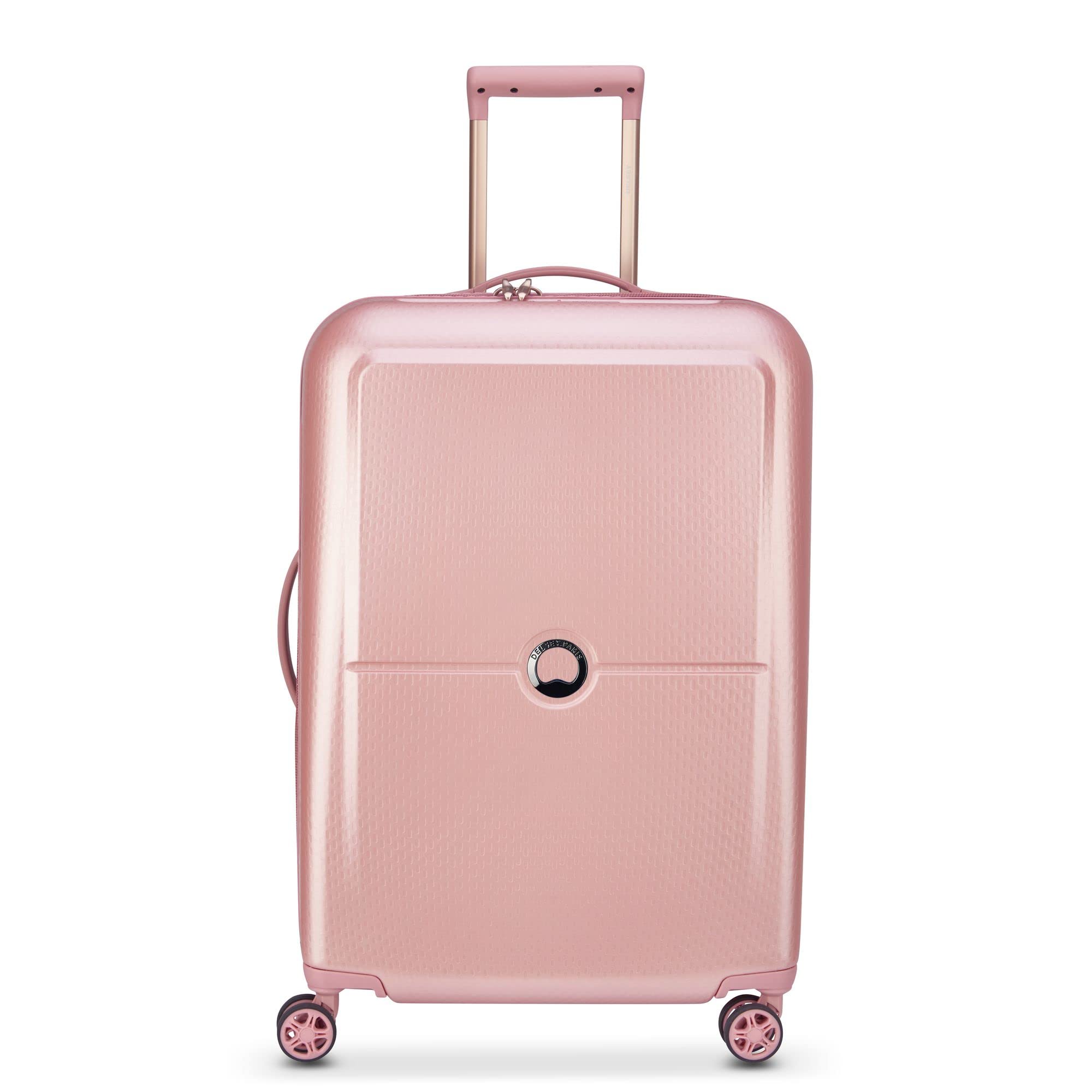 Delsey Unisex Rose Trolley Cabin Suitcase Slim 4 Double Wheels Turenne 55 Cm