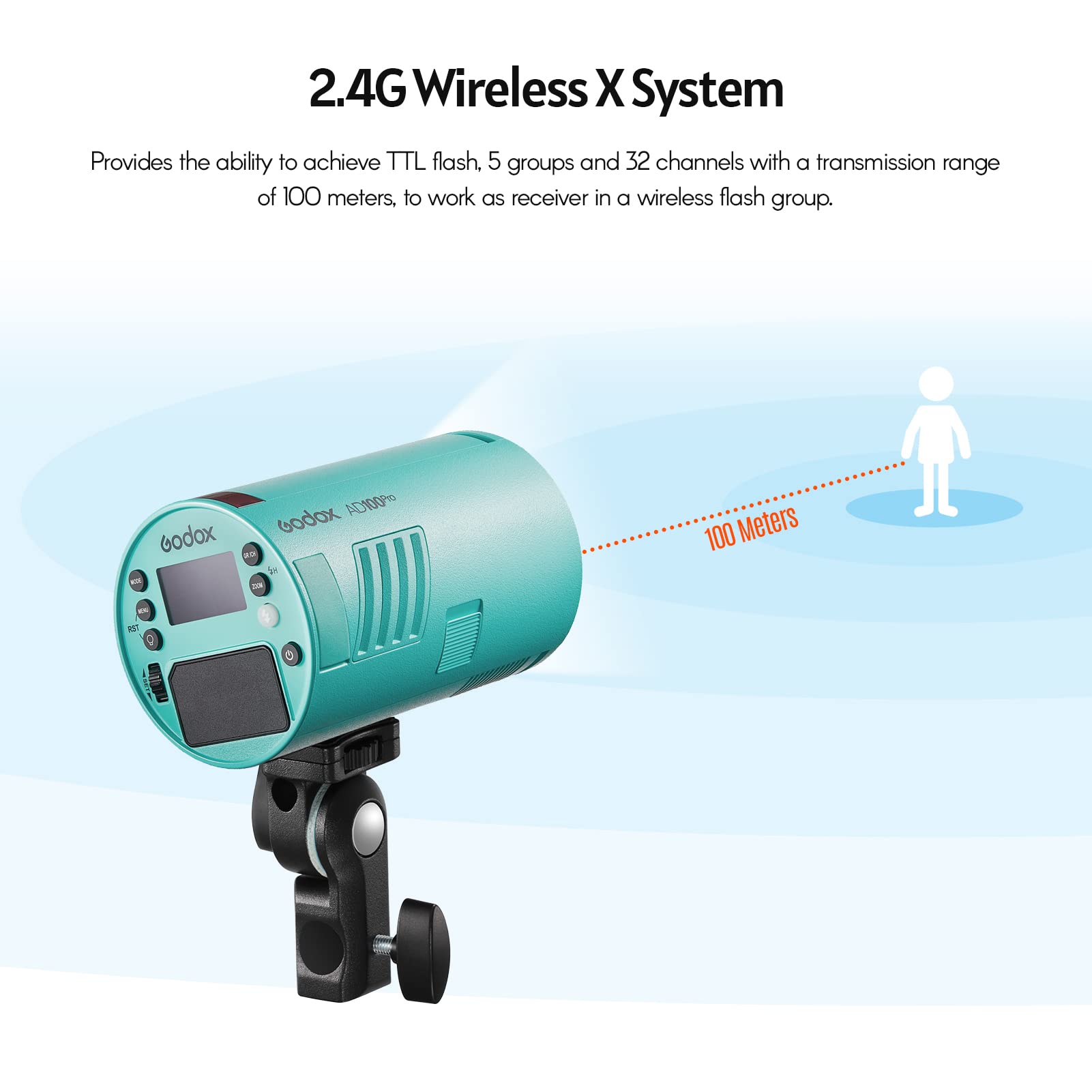 Amazon | 【正規代理店】 GODOX AD100Pro フラッシュストロボ 100Ws