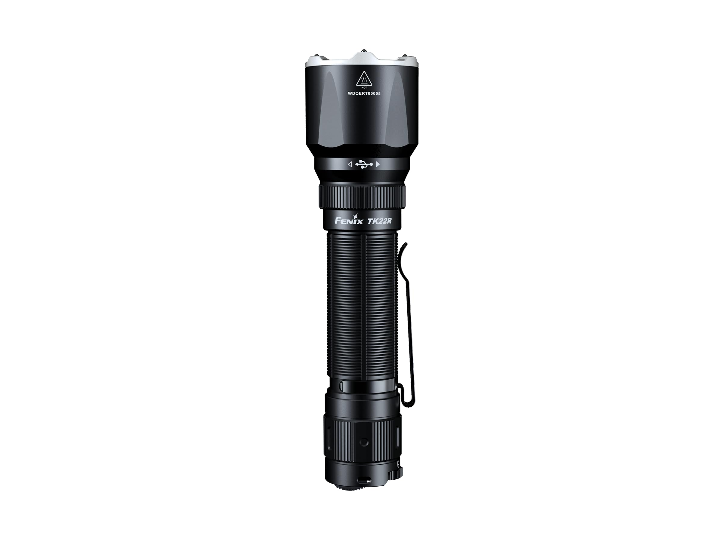FENIX TK22R Lampe torche tactique rechargeable ultra lumineuse longue portée | 3200 lumens | 480 m | 50 heures max | 21700 piles | IP68