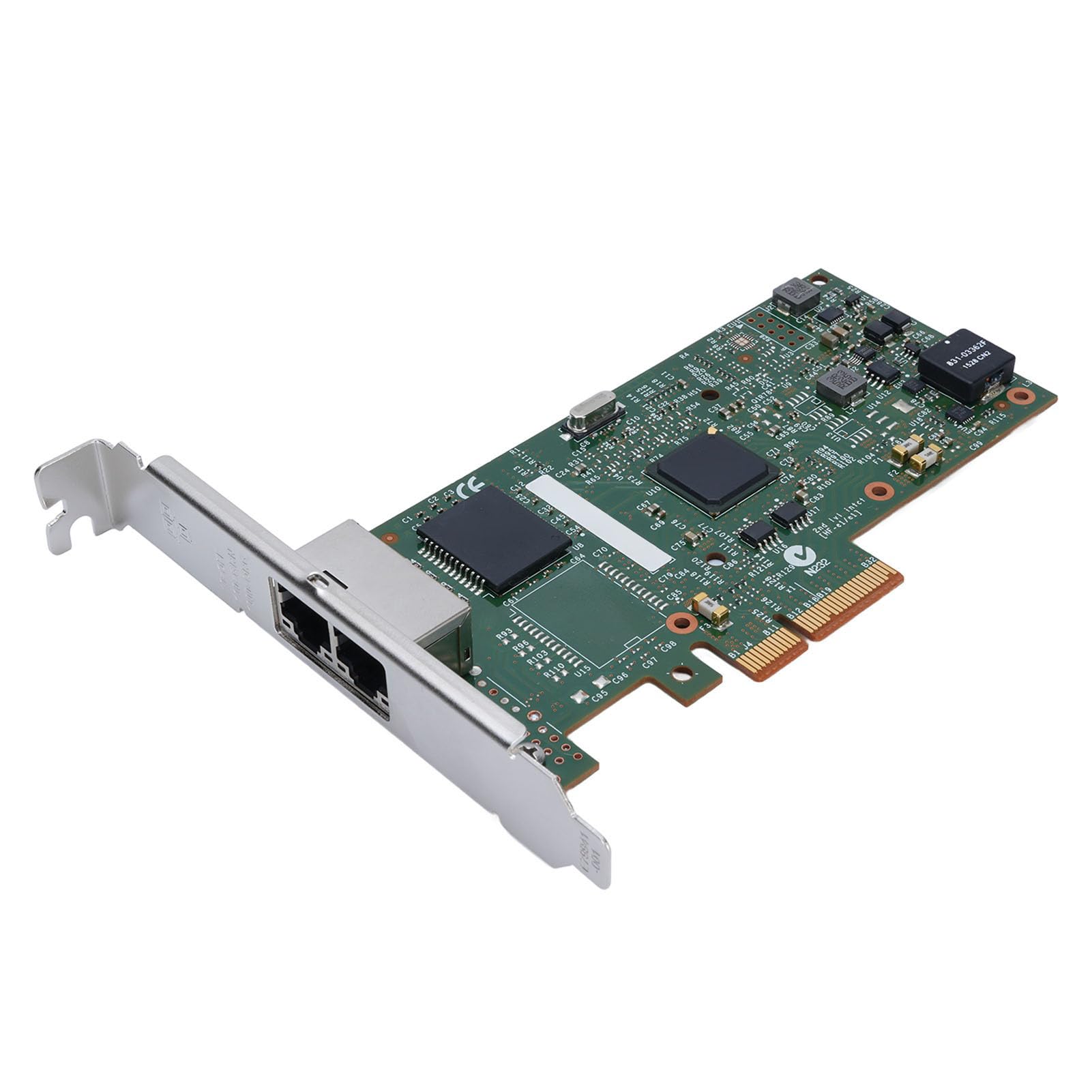 Jiawu Adattatore Server Ethernet PCIE I350-T2 Scheda di Rete Gigabit a Basso Consumo Energetico per Data Center 10 100 1000 Mbps