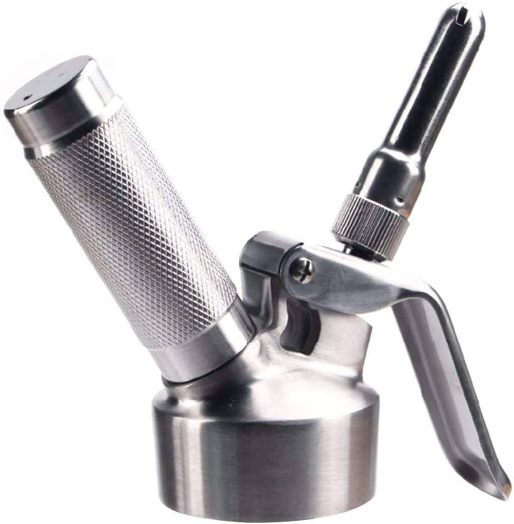 Sifón De Crema Batida Profesional En Acero Inoxidable 304 0.5L con 3 Boquillas Decorativas (N20 No Incluido)