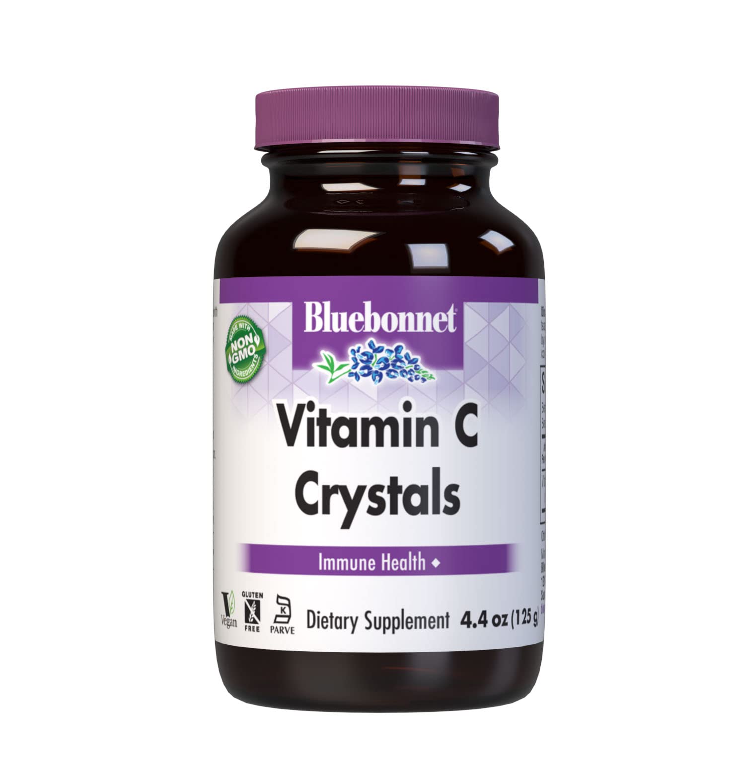 Bluebonnet Nutrition Vitamin C Crystals, for Immune Health, for Antioxidant Protection, Soy Free, Gluten Free, Non-GMO, Kosher, Dairy Free, Vegan, Powder, 4.4 oz (125 g) 4.4 Ounce (Pack of 1)