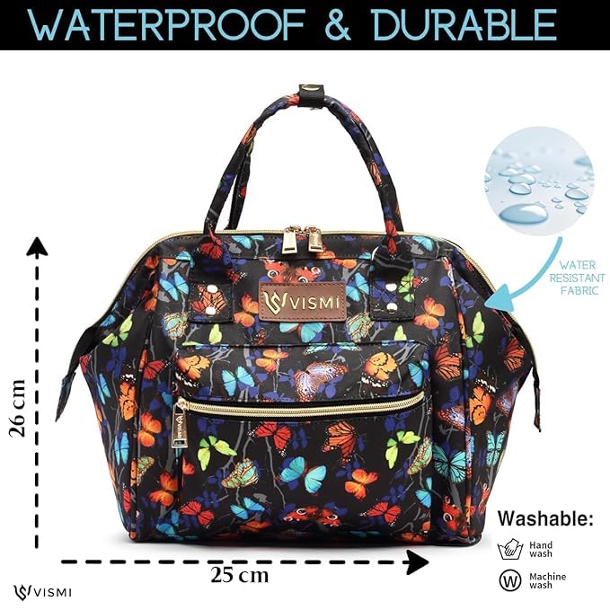 Image of VISMIINTREND Diaper Bag Combo for Mother for Travel | Includes Mini, Large Diaper Backpack |Baby Diaper Bag | Maternity Bag for Hospital | Nappy Bags for Mom | Gift for New Mom |Baby Shower Gift