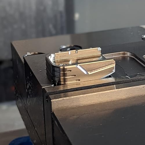 Miniatura 3 de Milspin Placa base de cargador con peso compatible con Glock Gen 1-5 | Beef Jones | Accesorios (Armor Black, modelos G17 17L 18 19 19X 22-24 26 27