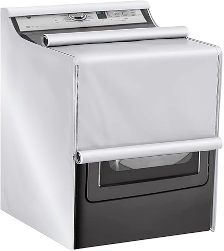 Miniatura 9 de ANMINY Paquete de 2 fundas para lavadora y secadora al aire libre, impermeables, para lavadora, funda protectora para secadora, a prueba de polvo,