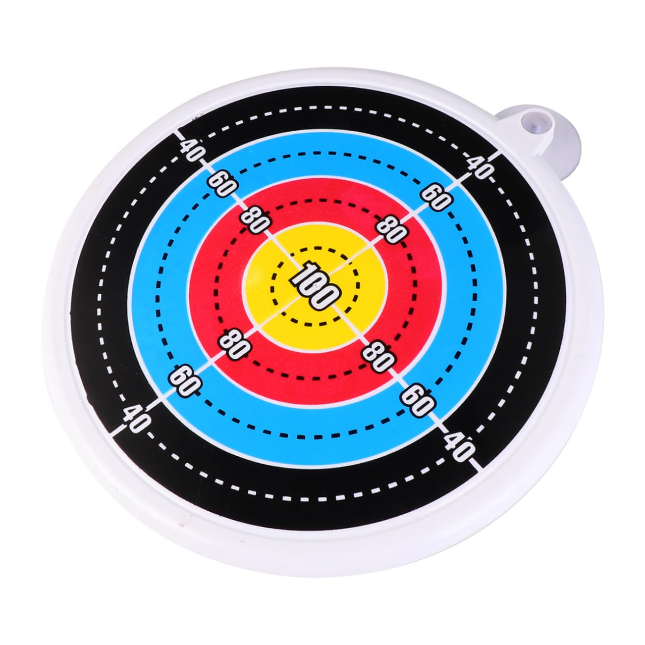 BESTonZON Archery Target with Suction Cup for Indoor Outdoor Use Abs Plastic Hanging Arrow Practice Board for Beginners Family Game Fall-resistant Design for Courtyard Balcony Office