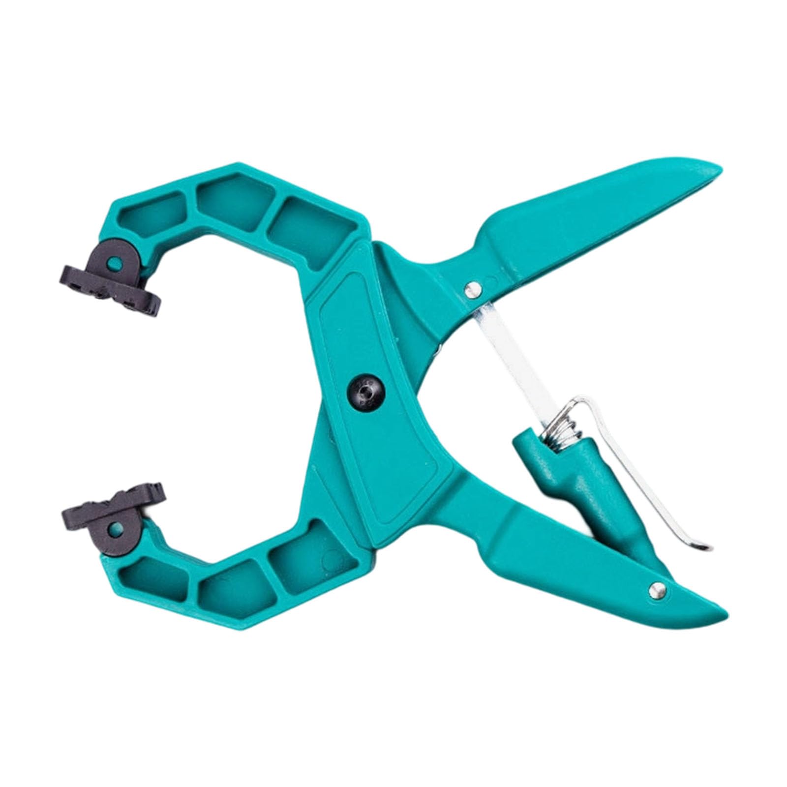 Fast Release Clamp for Woodworking Metalworking with Reinforced Nylon Fiber Build and 180 Degree Adjustable Angled Antislip Industrial Clamping Tool