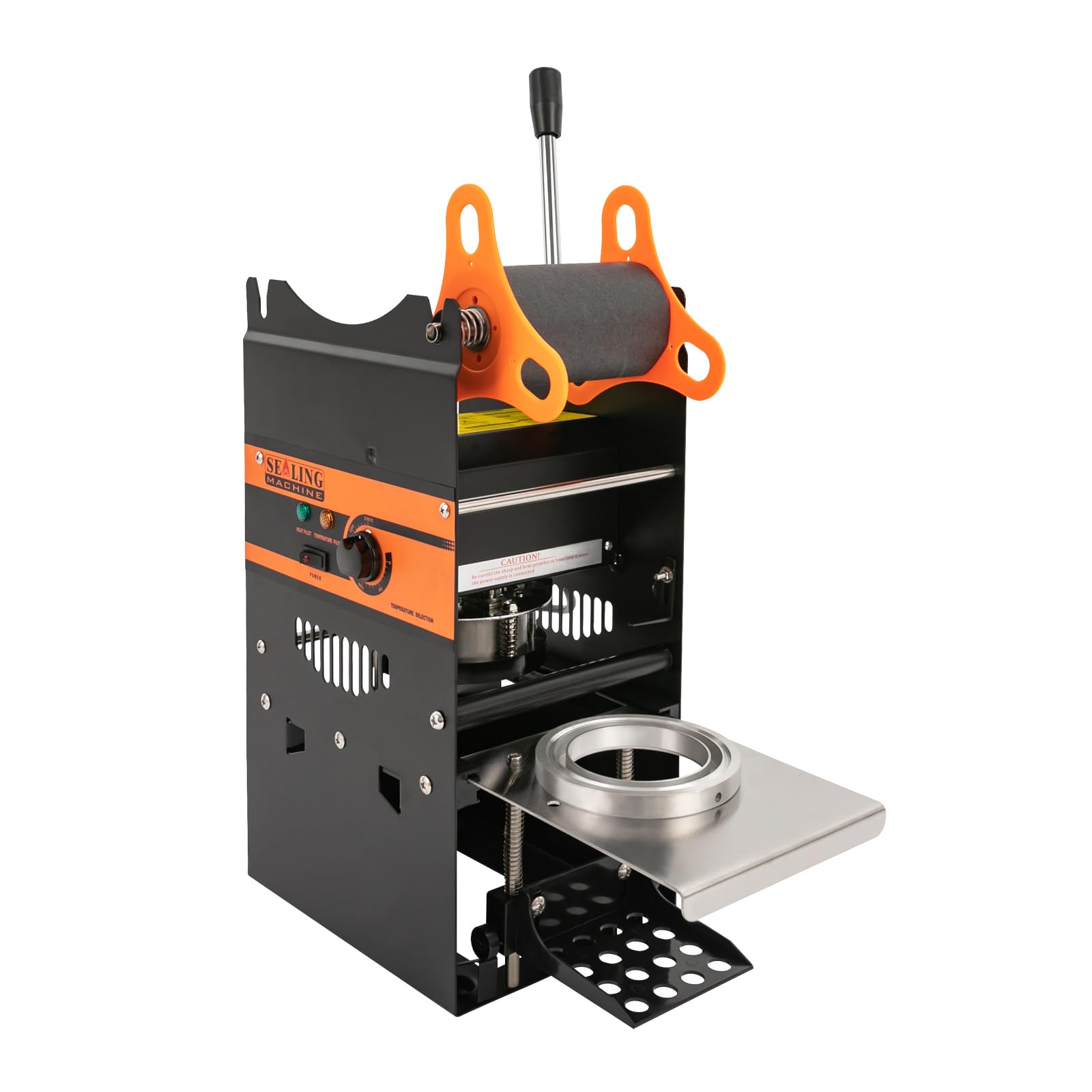 Manual Cup Sealing Machine Electric Cup Sealer for Boba Milk Tea Cup Sealer for 90mm/95mm Cup Diameter Plastic and Paper Cup