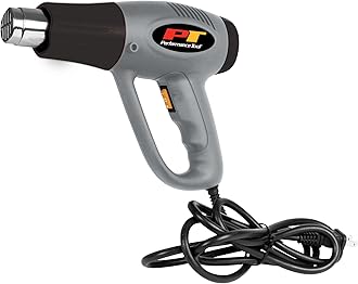 Performance Tool W50077 Precision Control Variable Temperature Heat Gun 1500W, for Removing Paint, Bending Pipes, Shrinking PVC and More