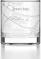 Vista 147 de Well Told Vaso de whisky grabado con mapa de Phoenix, Arizona Rocks, vaso de whisky antiguo (325ml, transparente), vaso de whisky grabado, regalos