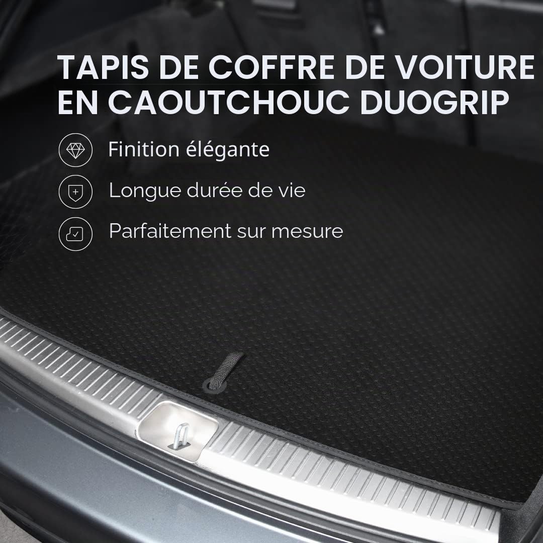Tapis de Coffre en Caoutchouc Duogrip Compatible avec BMW iX3 NA5 2026-2026 Correspondant à la Version: Compatible avec Les Versions de Coffre à Plancher Haut