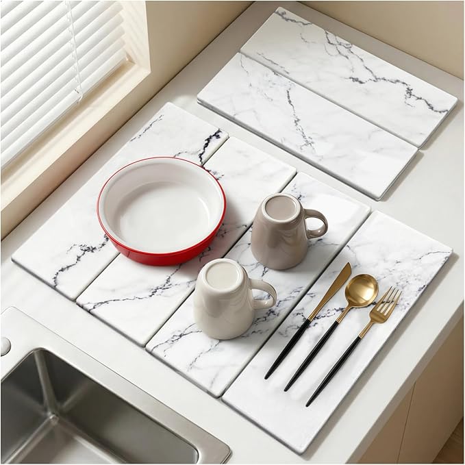 GianAbor Large Stone Dish Drying Mat Review