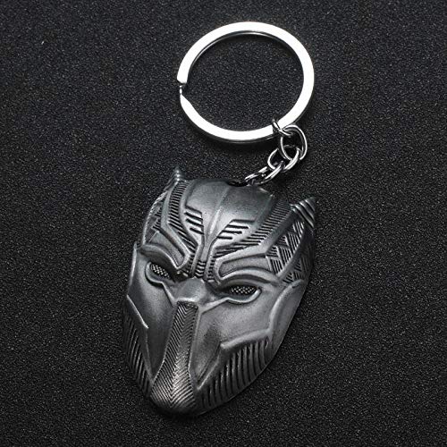 MWBLN Llavero Llavero,Marvel Avengers Black Panther Keychain, para Hombres Modelo de Metal Llavero...