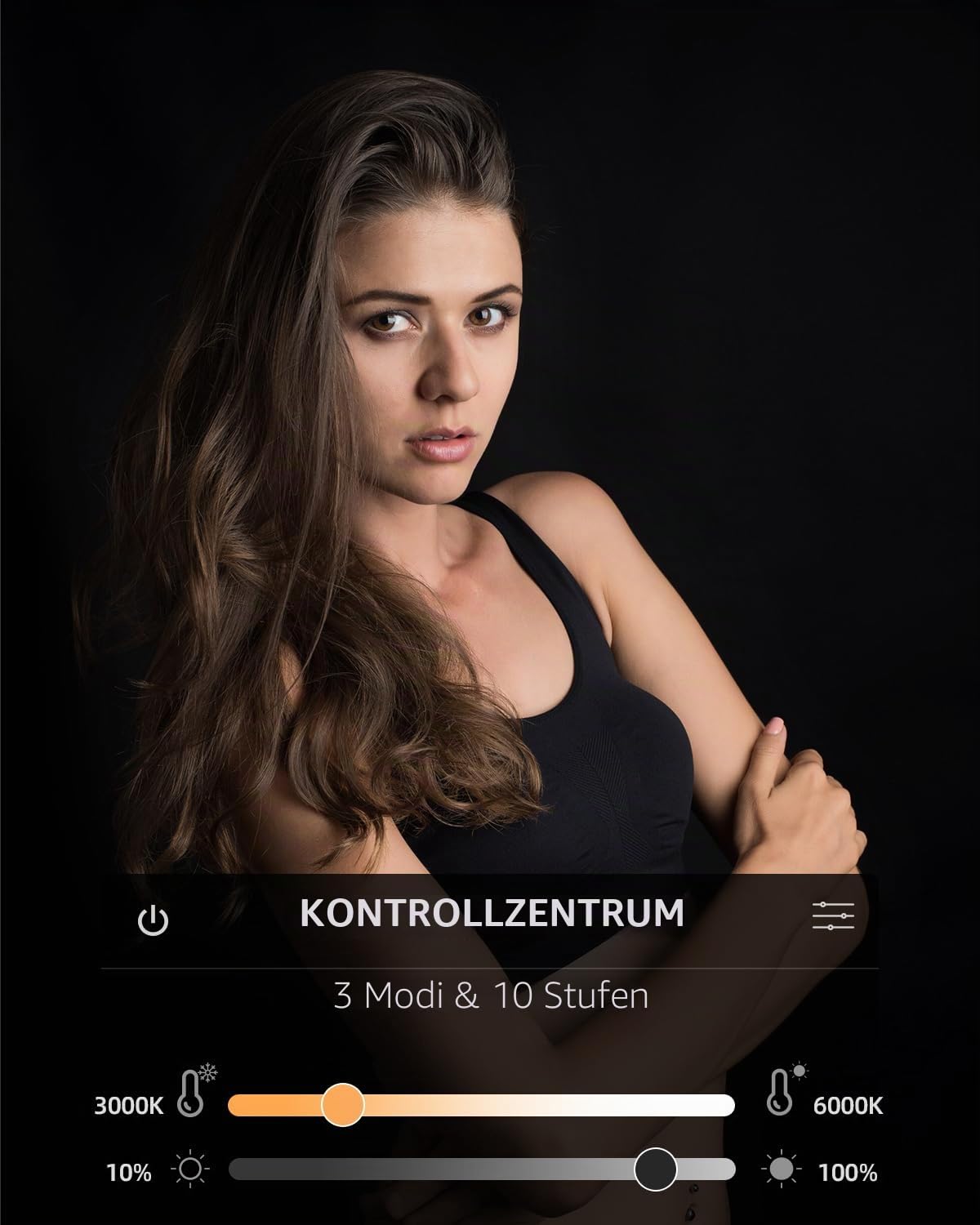 Weilisi 10.5" Ringlicht mit 69" Stativ Handy mit für Tiktok, Vlogging | Vollflächiges Ringlicht-Stativ für Videoaufnahmen und TikTok – Dimmbares LED-Selfie-Ringlicht mit Stativ und Fernbedienung