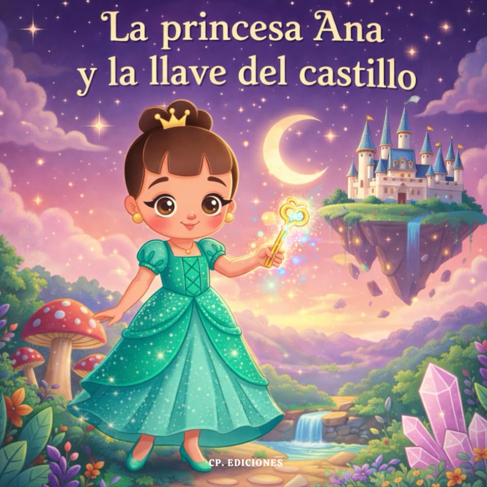 La princesa Ana y la llave del castillo: libro de colorear (Princesas Mágicas - Libro de Colorear)