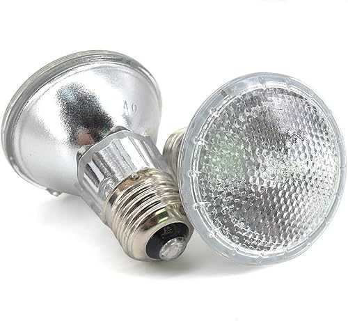 Miniatura 6 de PAR20 - Bombillas halógenas E26 de 50 vatios de base media, bombillas regulables para luces de campana extractora, ventilador de techo, luz de mesa,